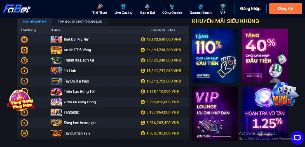 Sự kiện độc quyền 78vin app