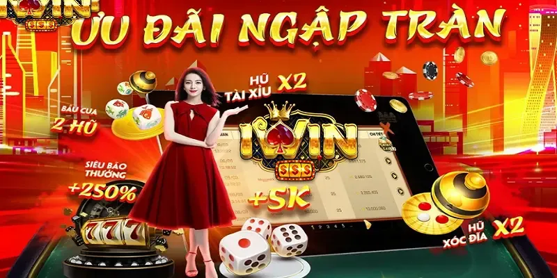 Hình ảnh giải đấu slot game với cúp và phần thưởng